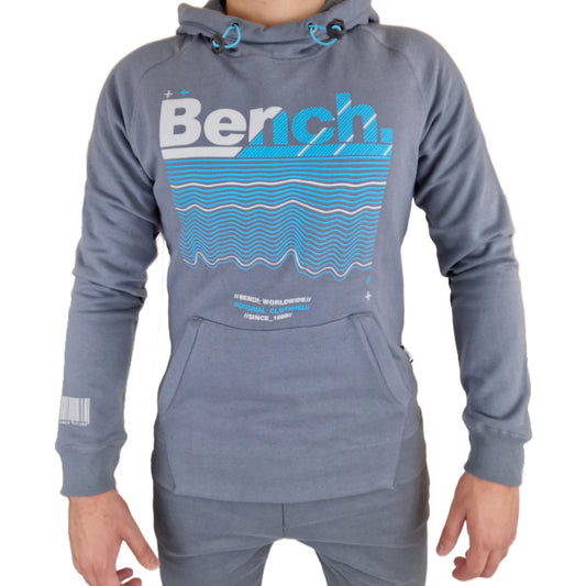 Men's Bench Pullover Hoodie - Steel Grey