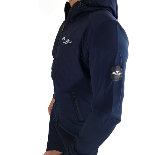 Men's Born Rich Jacket Panel Hoodie