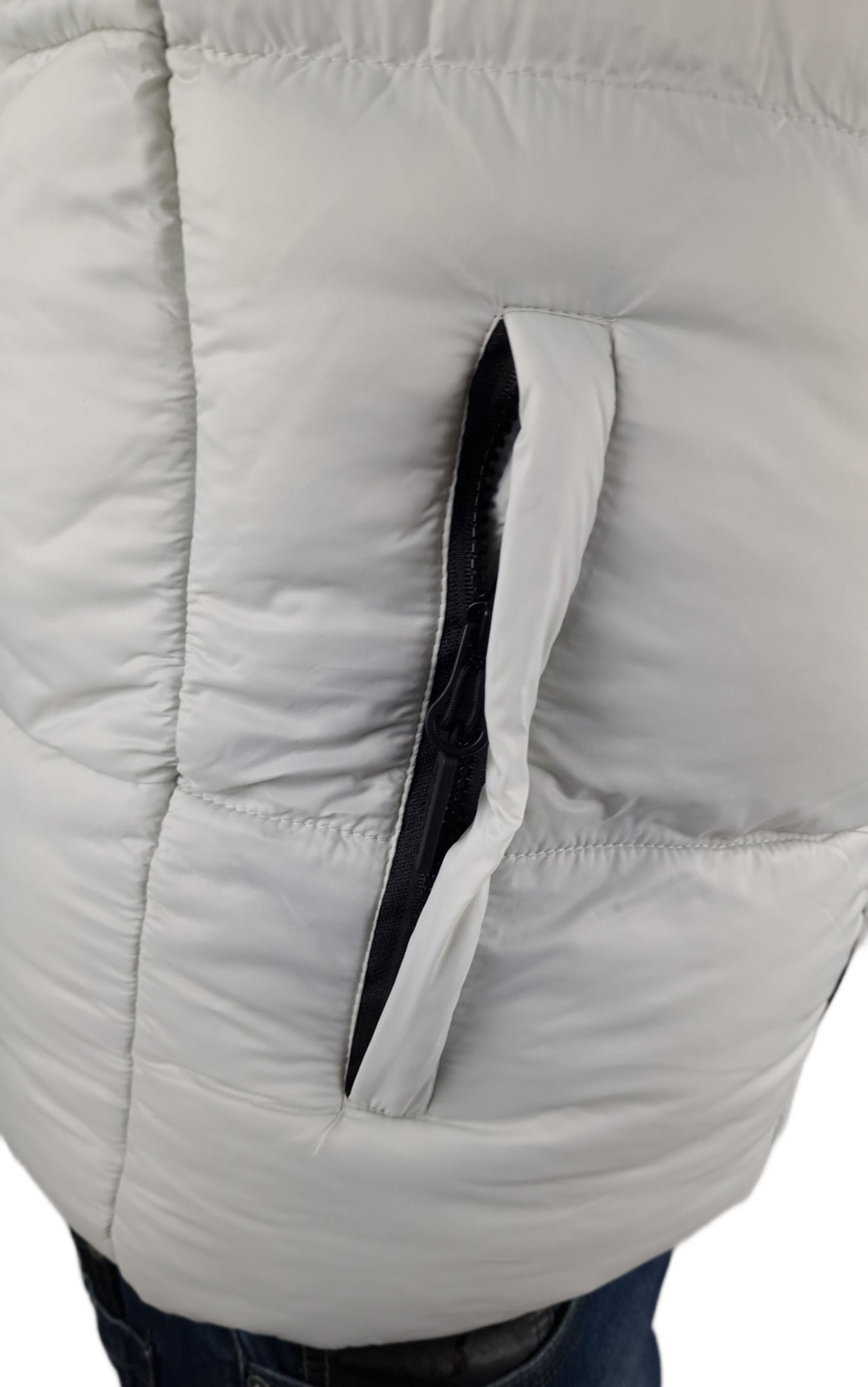 Crosshatch Chemerley Hooded Gilet Putty