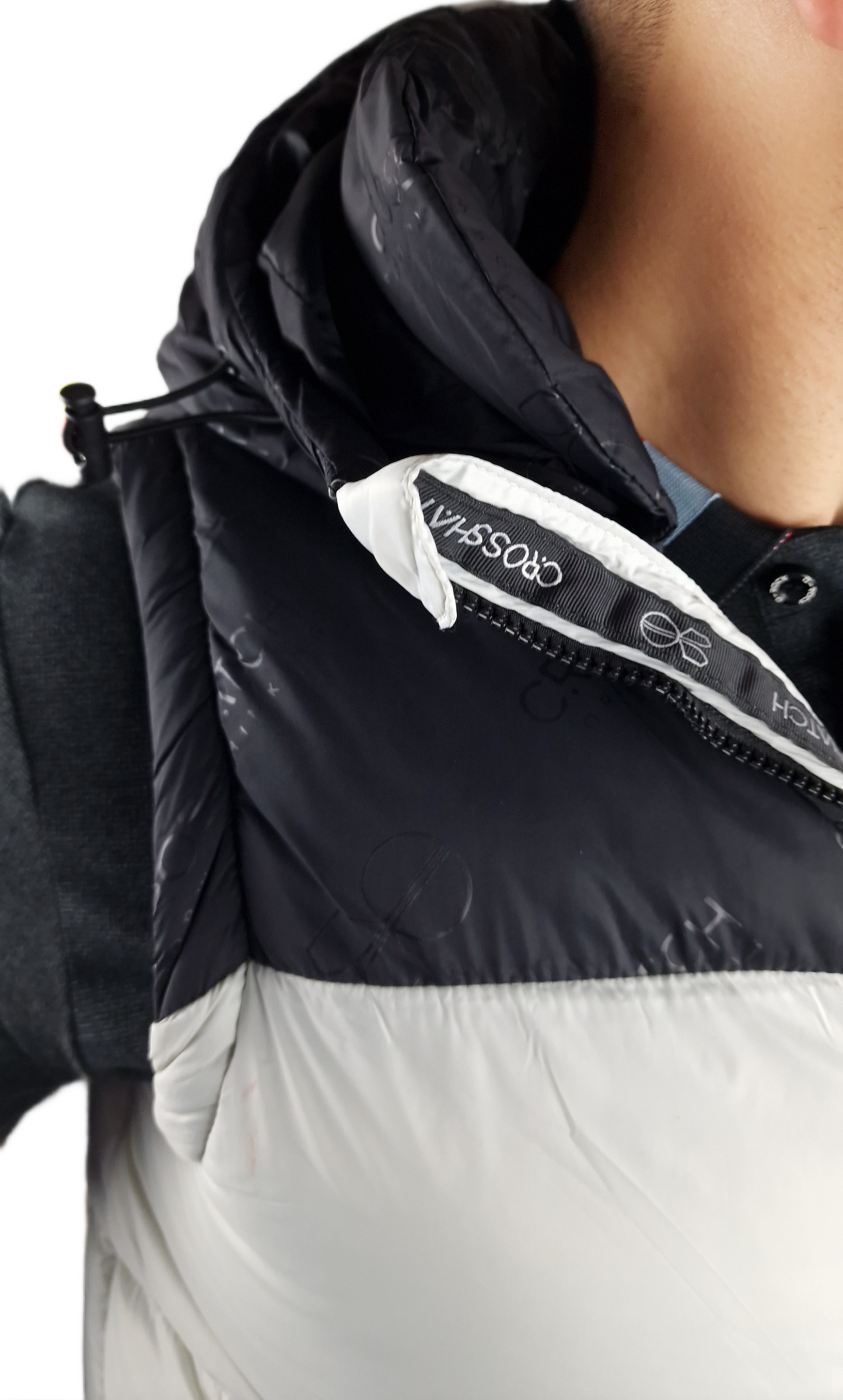 Crosshatch Chemerley Hooded Gilet Putty