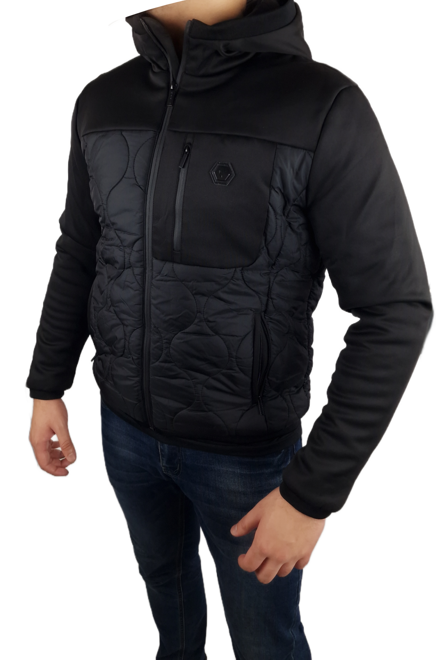 Men's D-Rock Hooded Sculpted Jacket