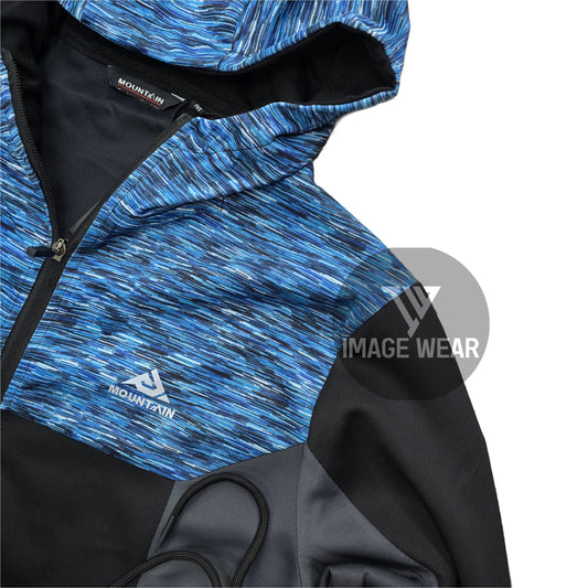 Men's Mountain Poly Scuba Material Tracksuit - Slim Fit | Open Hem with Ankle Zips