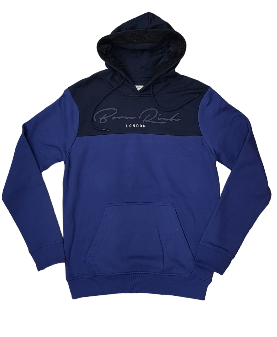 Born Rich Lehmann Hoodie Twilight Blue