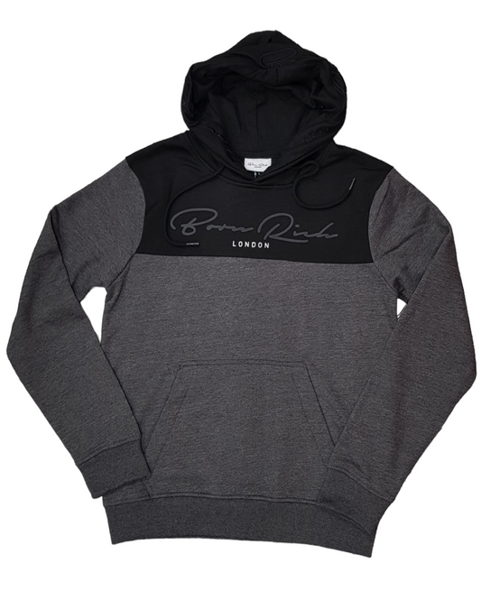 Born Rich Lehmann Hoodie Black Marl