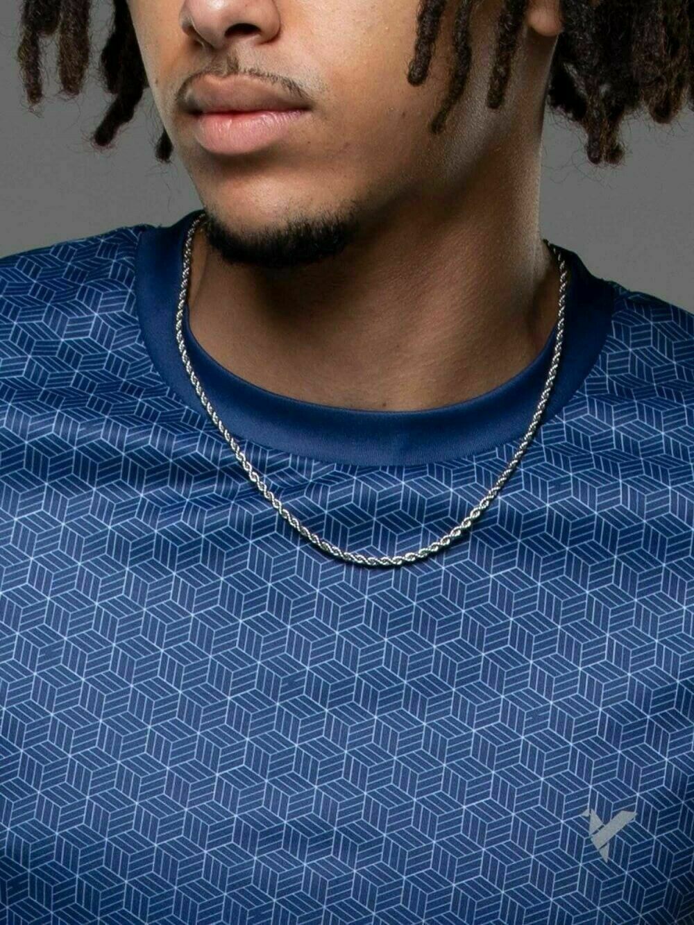 D-Rock 3D Geometric Print Summer T-Shirt Lightweight