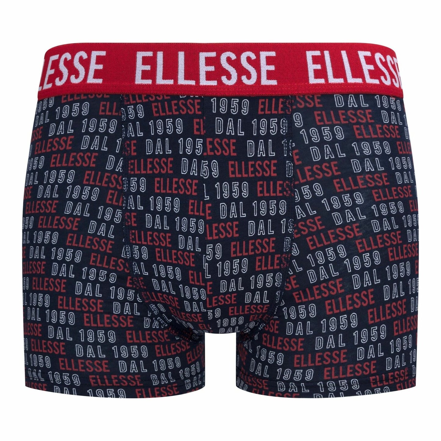 Ellesse Men’s Muxel 3 Pack Underwear Trunks Blue / Red / Multi