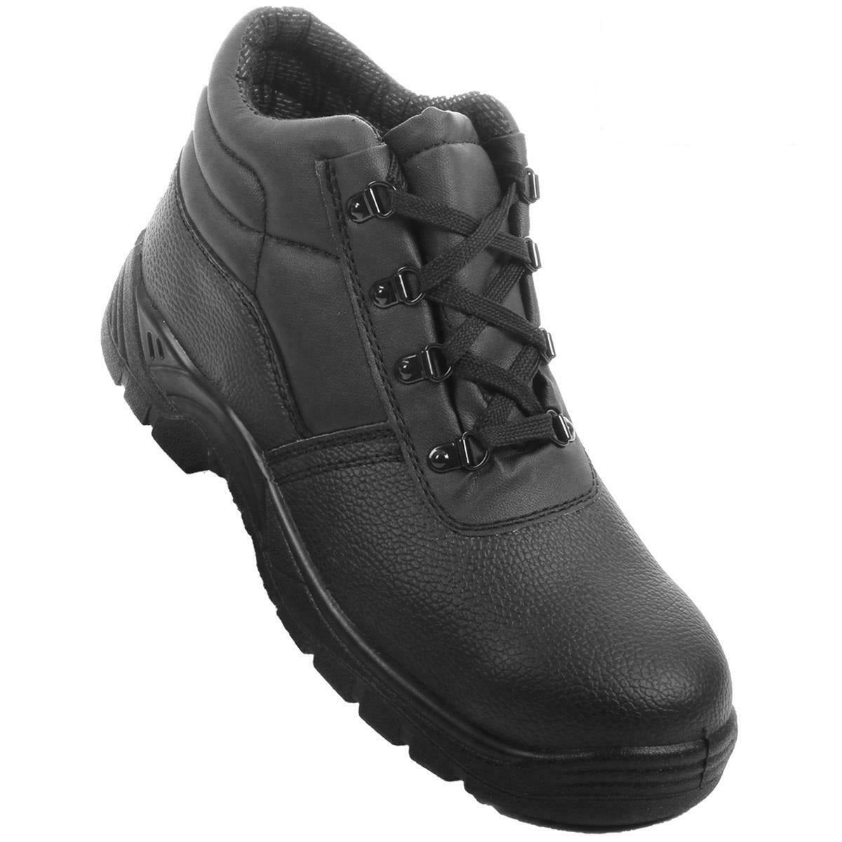 WORKWEAR STEEL TOE CAP SAFETY PROTECTIVE MIDSOLE CHUKKA BOOT