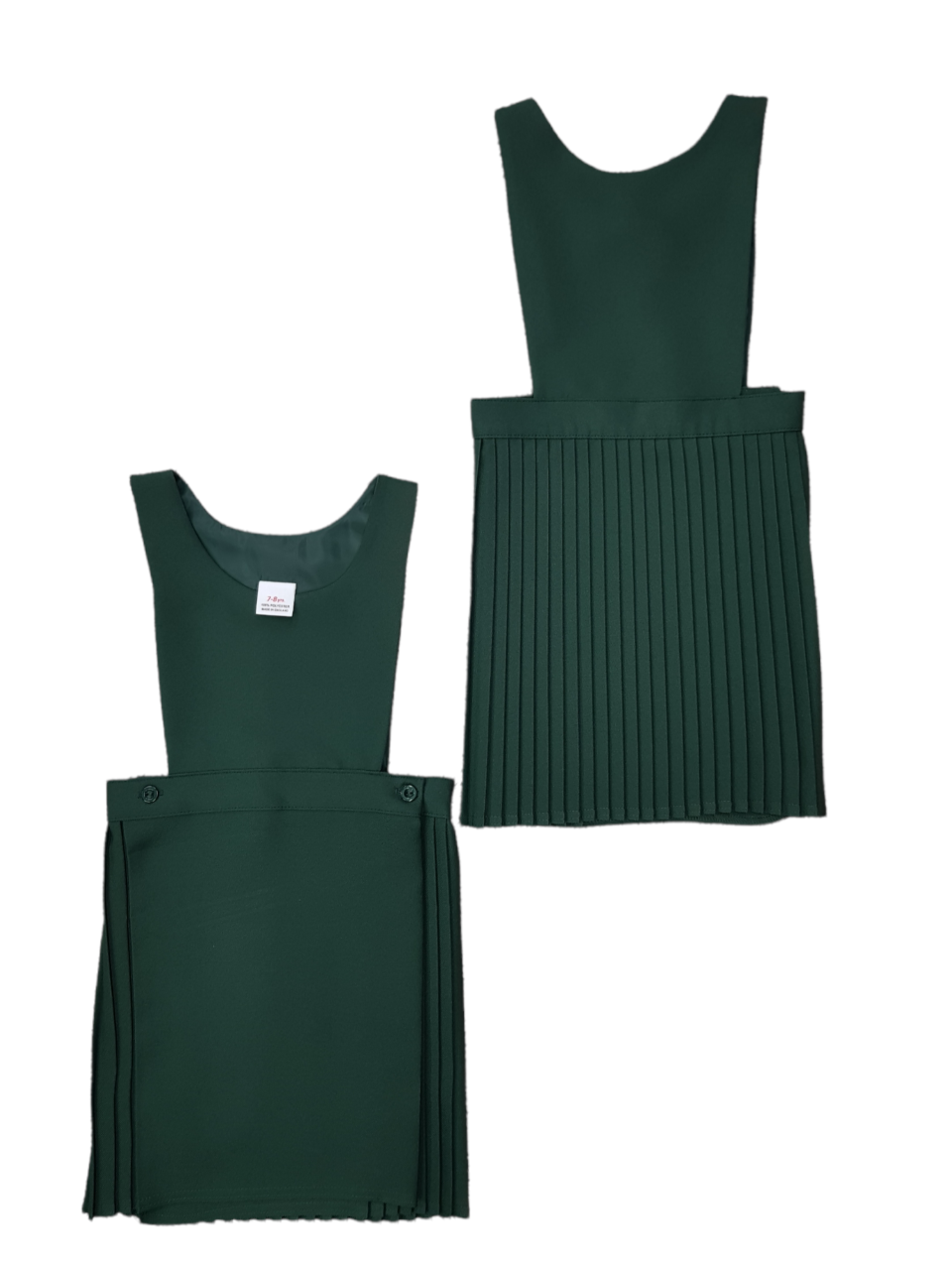 Bottle green pinafore school dress hotsell