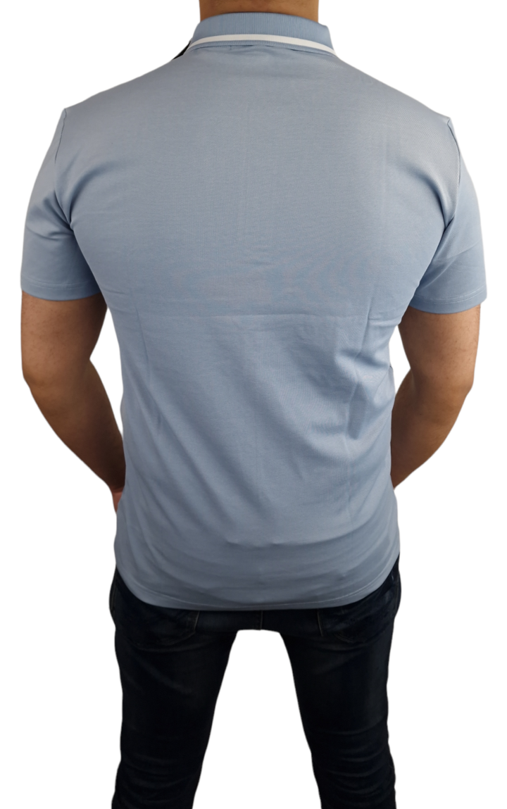 D-ROCK LINE DETAIL POLO BLUE