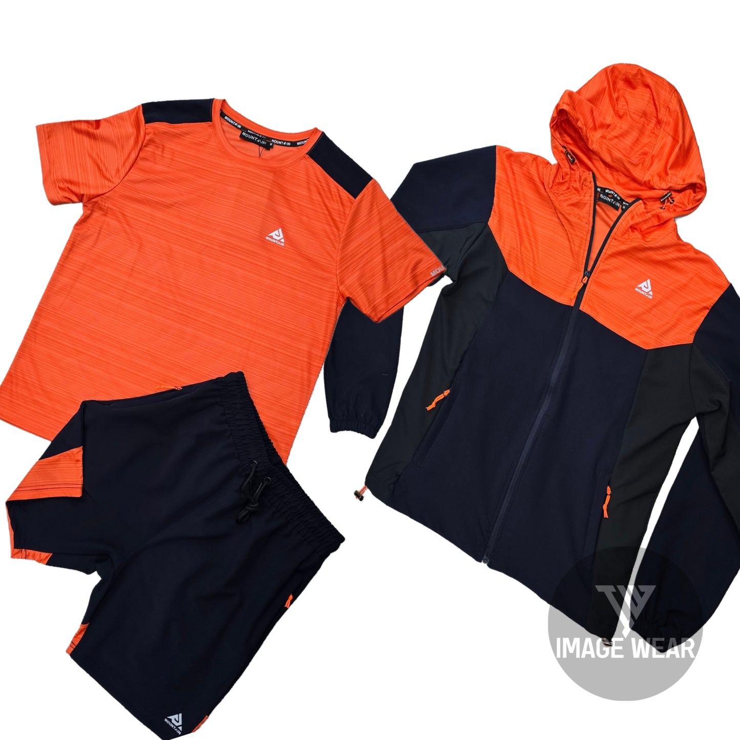 Men's Mountain Swiss Tri-Sets and Short Summer Sets in 7 Colours