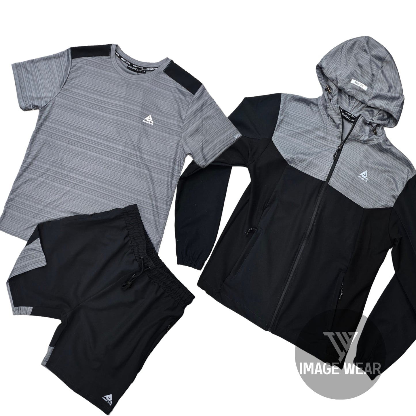 Men's Mountain Swiss Tri-Sets and Short Summer Sets in 7 Colours