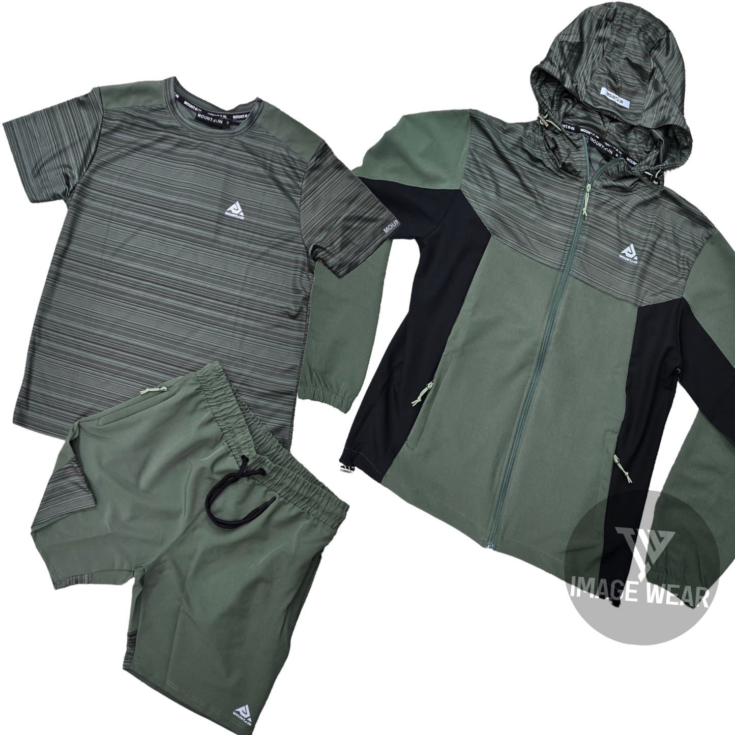 Men's Mountain Swiss Tri-Sets and Short Summer Sets in 7 Colours