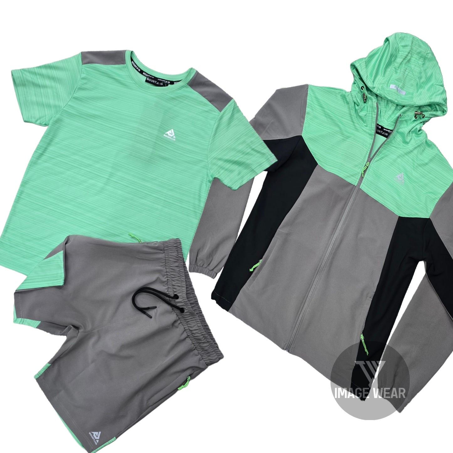 Men's Mountain Swiss Tri-Sets and Short Summer Sets in 7 Colours