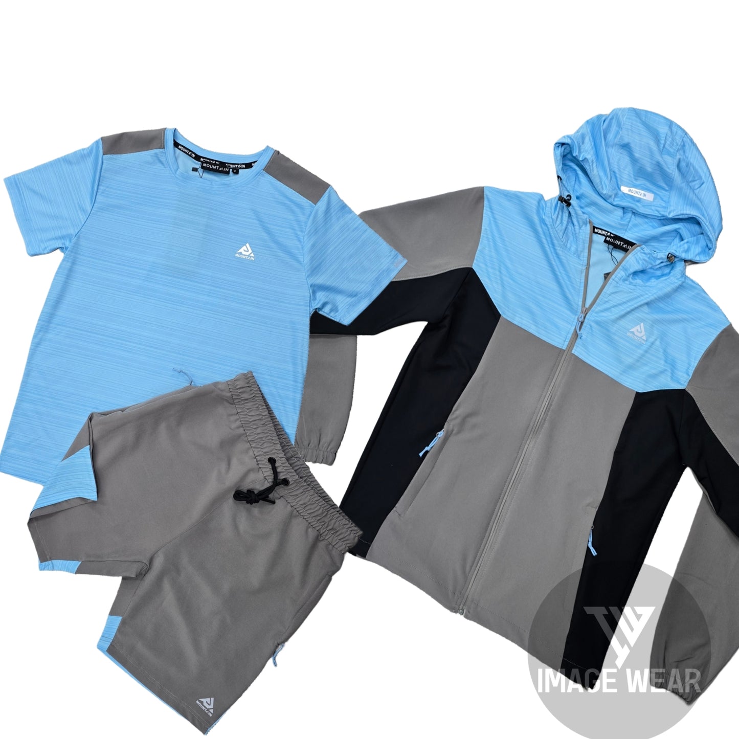 Men's Mountain Swiss Tri-Sets and Short Summer Sets in 7 Colours