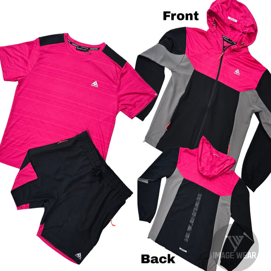 Men's Mountain Swiss Tri-Sets and Short Summer Sets in 7 Colours