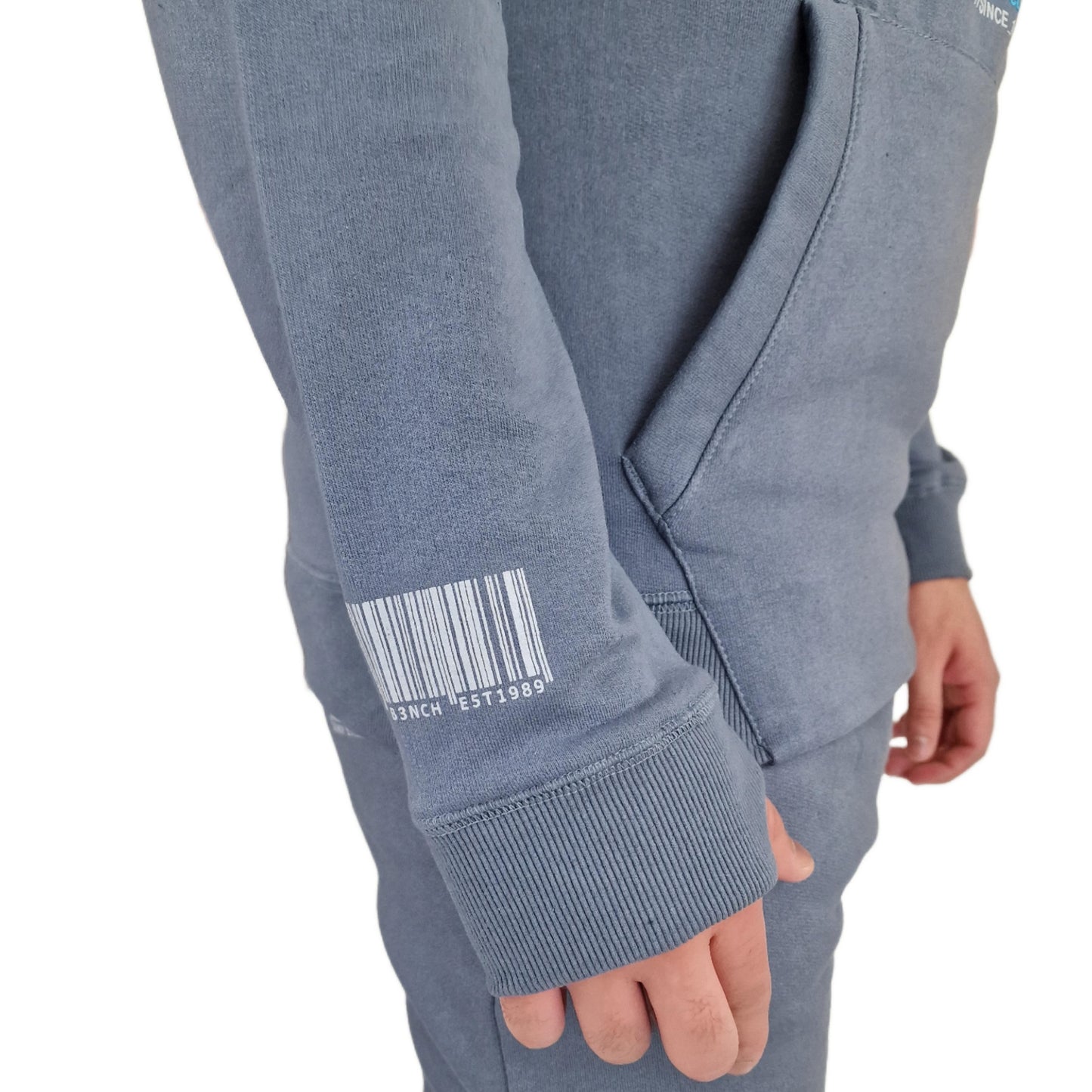 Men's Bench Pullover Hoodie - Steel Grey