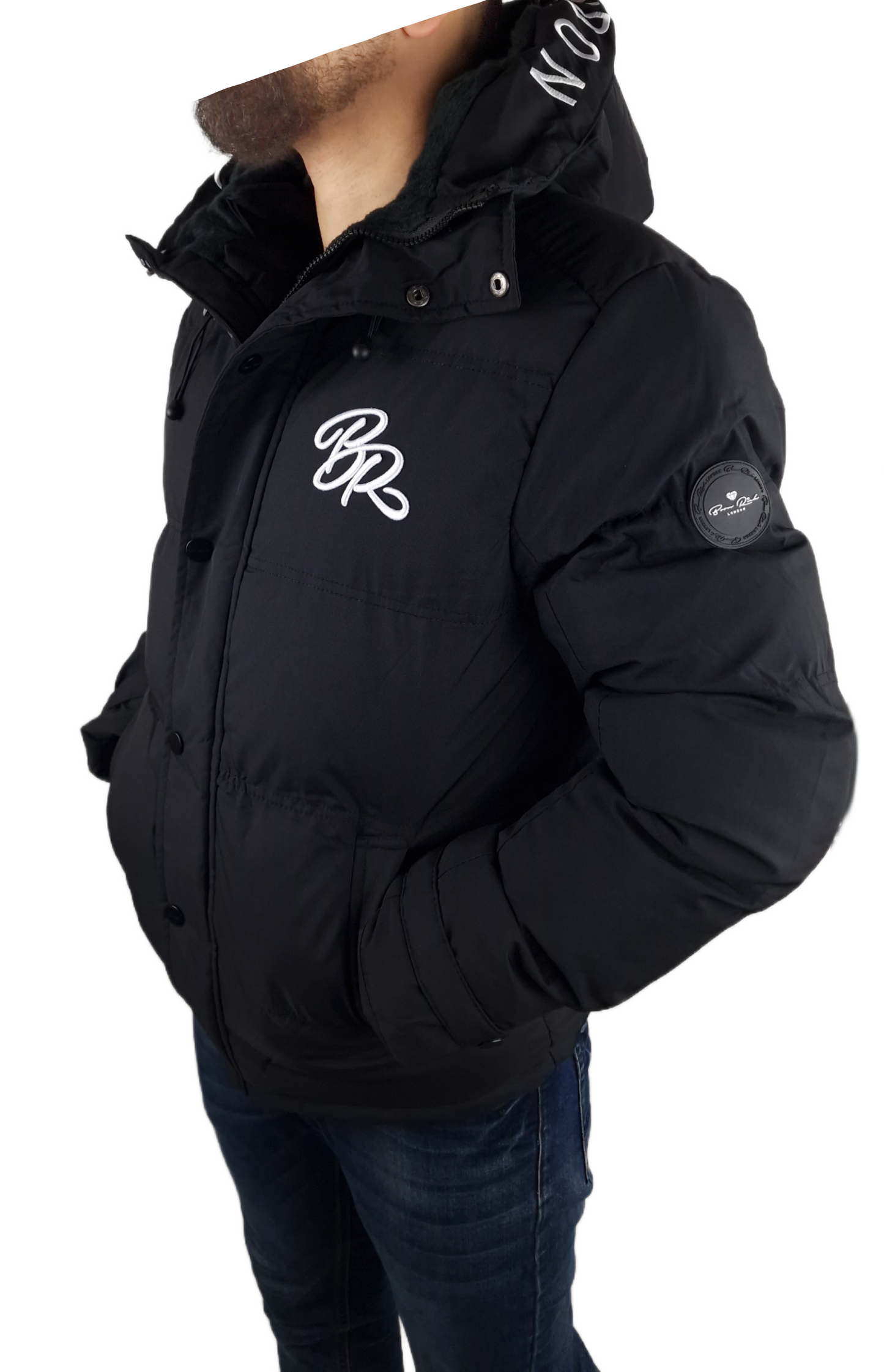 Men's Born Rich Bacuna Padded Jacket Black