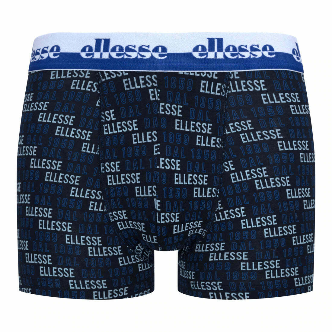 Ellesse Men’s Muxel 3 Pack Underwear Trunks Blue / White