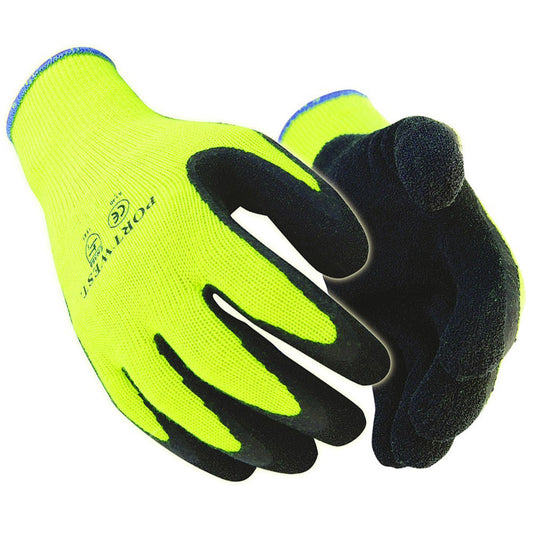 Portwest A140 Thermal Outdoor Builders Work Gripper Hand Gloves High Visibility