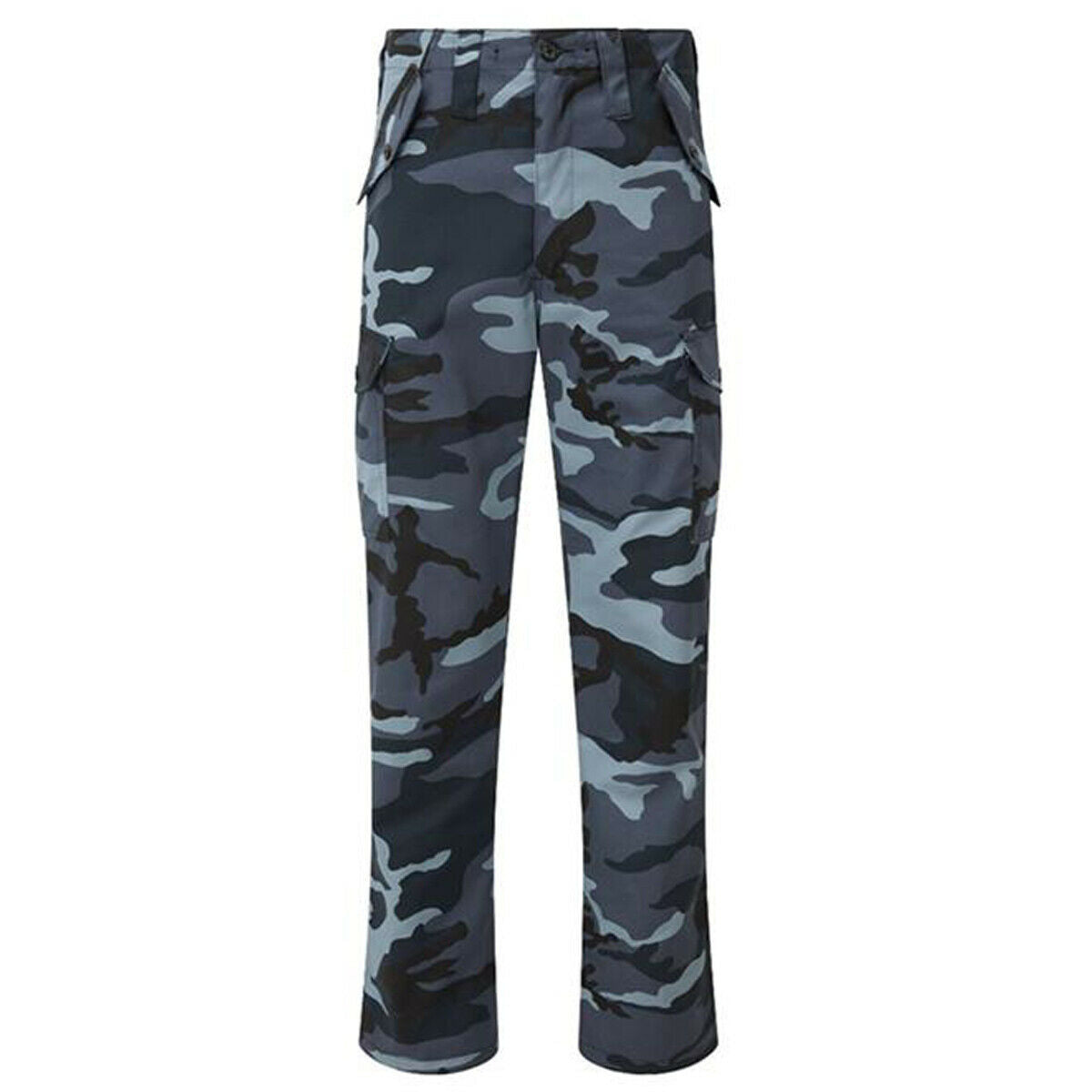 Men's Fort Cargo Multipocket Camo Work Trousers with Removable Drawstring