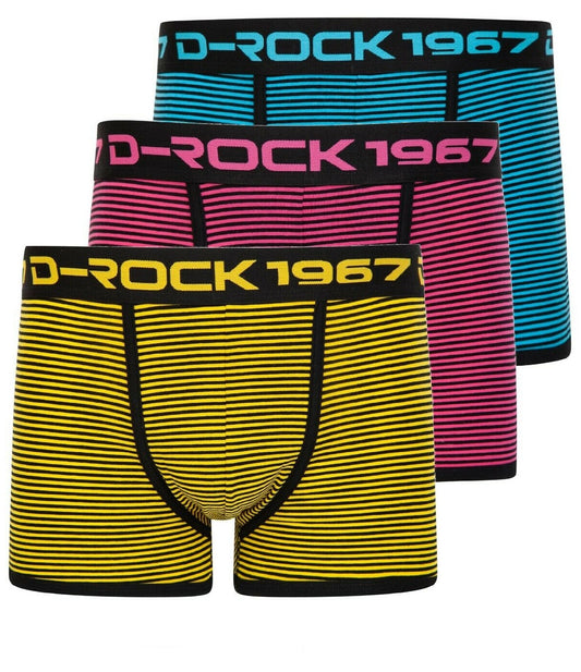 Men's D-ROCK Boxers Underwear 3 PACK
