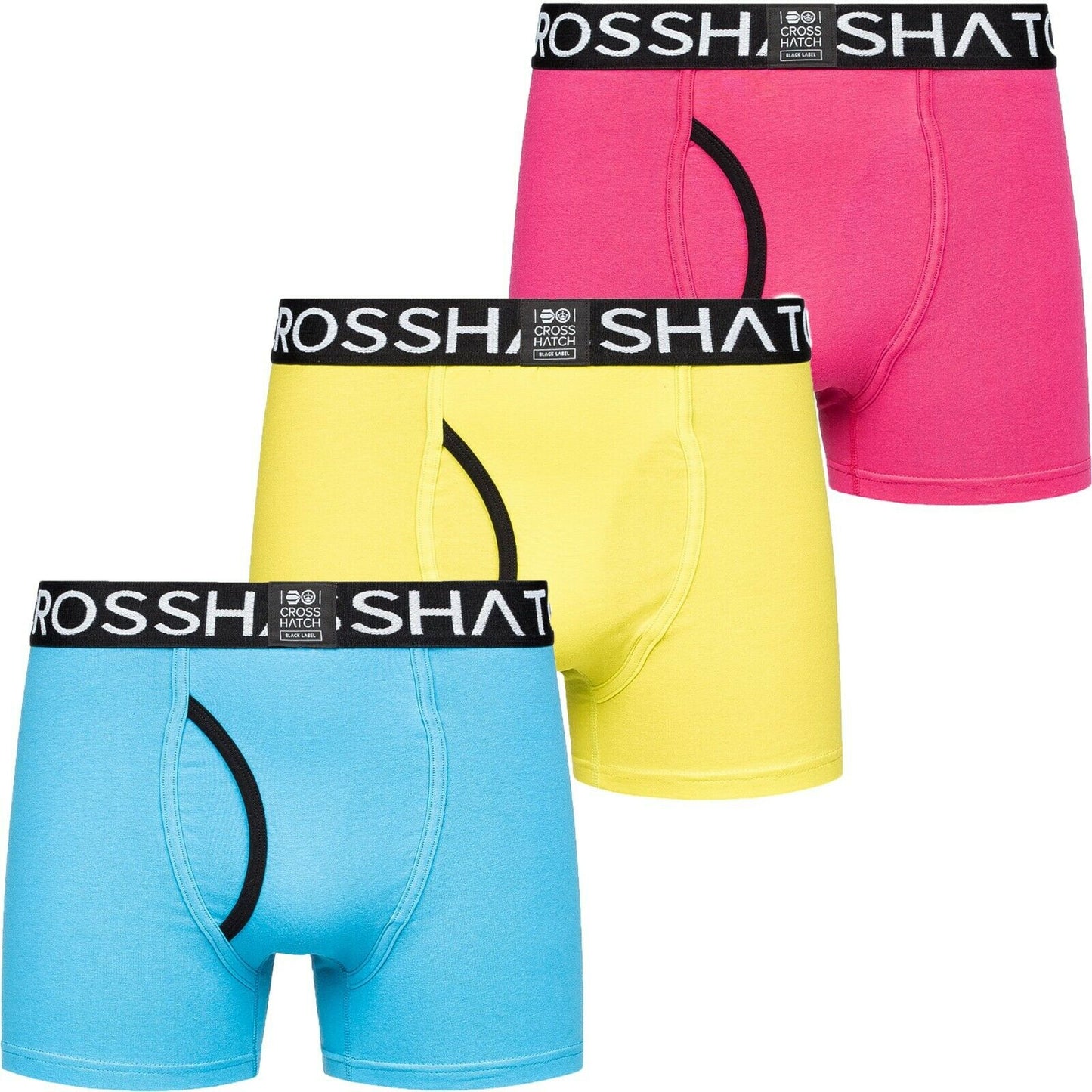 Crosshatch - Men's Multi Boxer Shorts 3 Pack