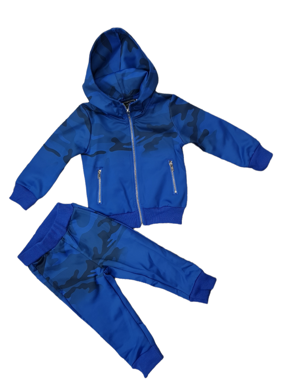 Baby Boys Blue Camo Tracksuit 3m to 4yrs