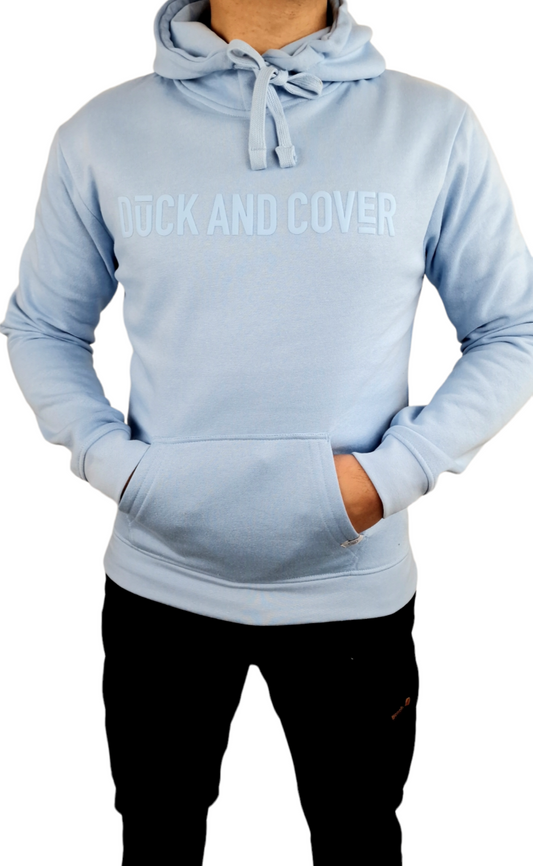 Duck & Cover Basico Hoodie Light Blue